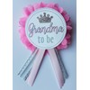 Grandma to Be Pin Princess Pink Baby Shower It's a