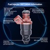 HiSport Fuel Injector 3 PCS 5WY2404A Compatible with John Deere