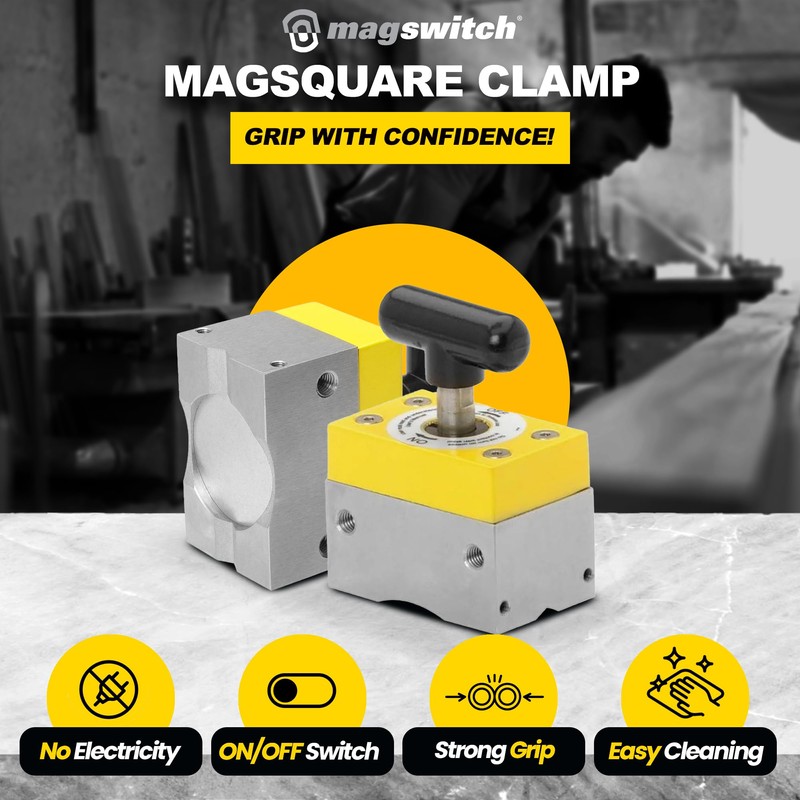 Magswitch MagSquare 165 Magnetic Welding Square Base Clamp Holder for