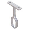 Center Support for Oval Closet Rod - Chrome