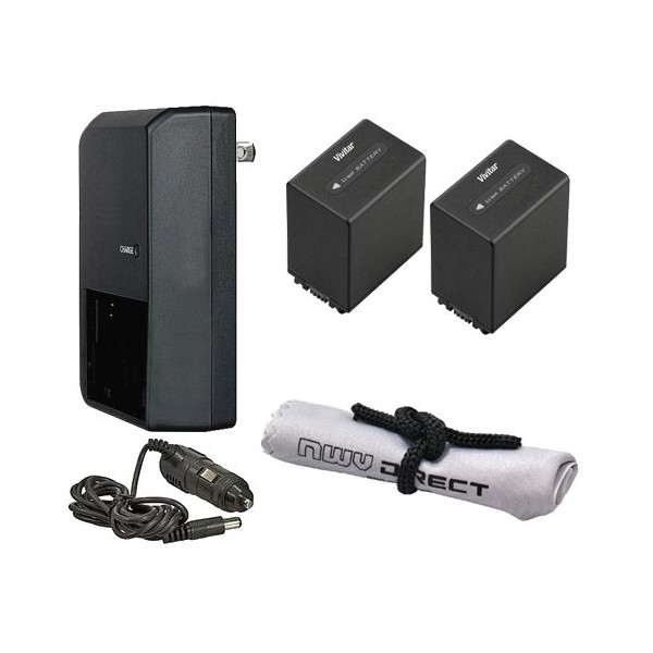 High Capacity Intelligent Batteries Compatible with Sony Handycam HDR-CX190 (2