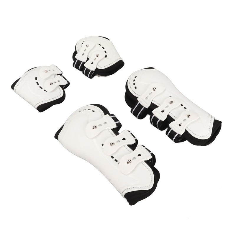 Horse Front Tendon Boots Adjustable Breathable Open Front Protective Horse