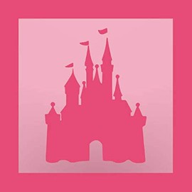 Castle Stencil - Cookie Stencil - DIY Stencil - Multipurpose Stencil - Reusable Stencil - PYO Stencil