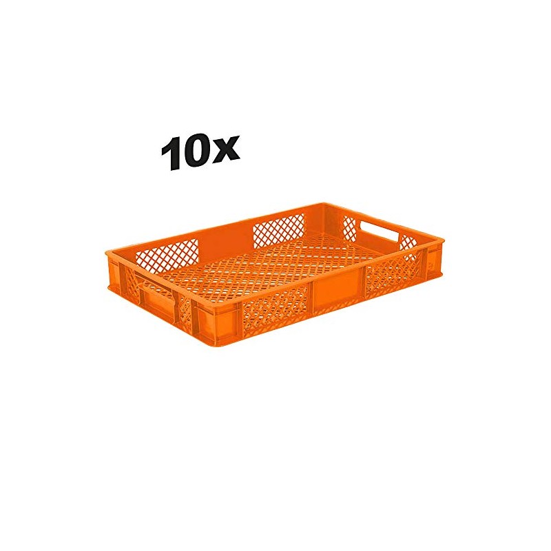 BRB 10x Euro Containers/Stacking Containers, L x W x H