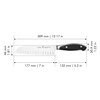 Henckels Forged Synergy 7-inch Hollow Edge Santoku Knife