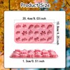 2 Piece Fall Silicone Molds for Chocolate, Autumn Maple Leafs