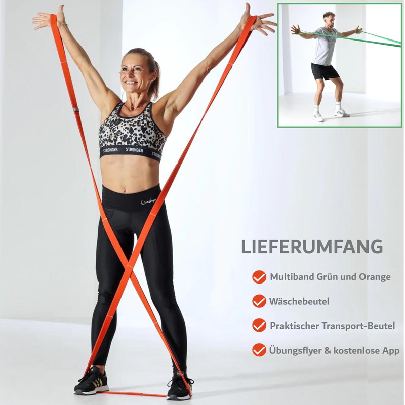 eaglefit - Set of 2 Multi Training Bands by Flexvit