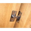 Repuhand Door Hasp Latch 90 Degree with 4 Screws for
