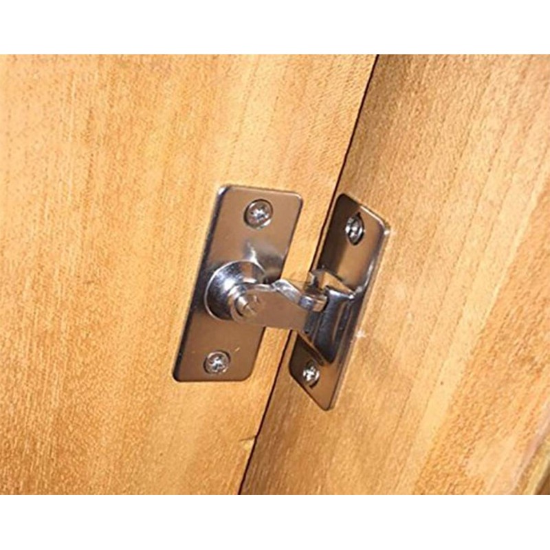 Repuhand Door Hasp Latch 90 Degree with 4 Screws for