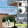 Camera Home Security, Outdoor Camera Dual Lens, WiFi Human Detection,