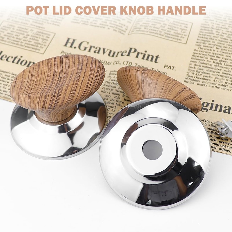 2Pcs Pot Lid Knob Universal Pot Lid Knobs Replacement Pot