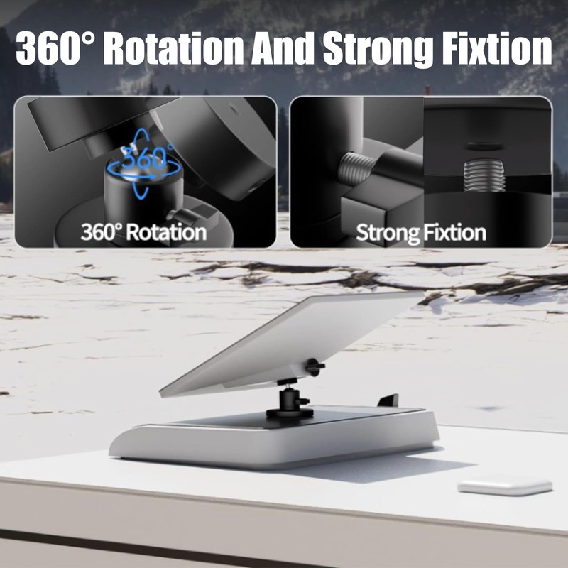 HUAJUN Magnetic Mount Adapter for Starlink Mini, Adjustable Angle, Magnetic