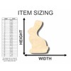 Unfinished Wood Easter Bunny Shape Craft up to 46" DIY