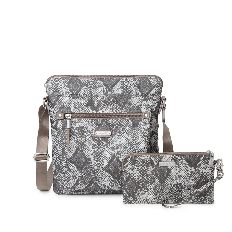 Go Bagg with RFID Wristlet - Lightweight 10.75"x10" Travel Purse