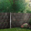 1 x Poly Rattan Privacy Screen Strips for Double Rod