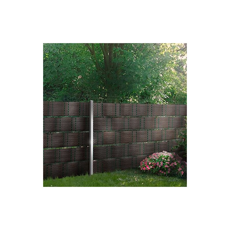 1 x Poly Rattan Privacy Screen Strips for Double Rod