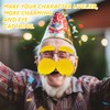 OUDQFCJ Yellow Moustache and Eyebrow Set Moustache for Gluing Lorax