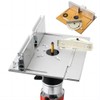 KETIPED Aluminium Router Table Insert Plate,Woodworking Benches Router Flip Plate