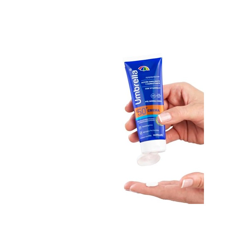 Umbrella Crema Spf Filtro Facial Protector Solar Óxido Zinc Piel