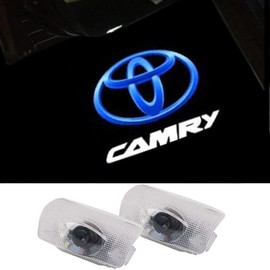 Set of 2 Courtesy Lamp Camry 70 Series 50 Series 40 Series Logo Projection Door Welcome Light LED Ghost Shadow Light Easy to Install