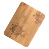 Serving Board Cheese Board Chopping Board Bamboo Mandala Laser Cut