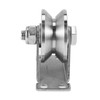 Cucioki 1-Pack V-Type Stainless Steel Pulley Block Mute Bearings Groove