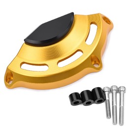 Motorcycle Left Engine Cover Protection Case Stator Guard Cover compatible with Honda CBR650R CBR 650R CB650R CBR650F CB 650F CB650R 2014-2020 15 16 17 18 2019 (Gold)