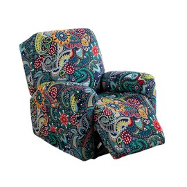 NILUOH Recliner Covers 4 Pieces Stretch Lazy Boy Recliner Chair Covers That Stay in Place, Covers for Electric Power Lift Reclining Chair, Washable Furniture Protector for Pet, Kids, Living Room