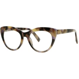 Kikisto over size Vintage Classic cateye reading glasses Bold Cat Eye Frame (Cream Tortoise, 2, multiplier_x)