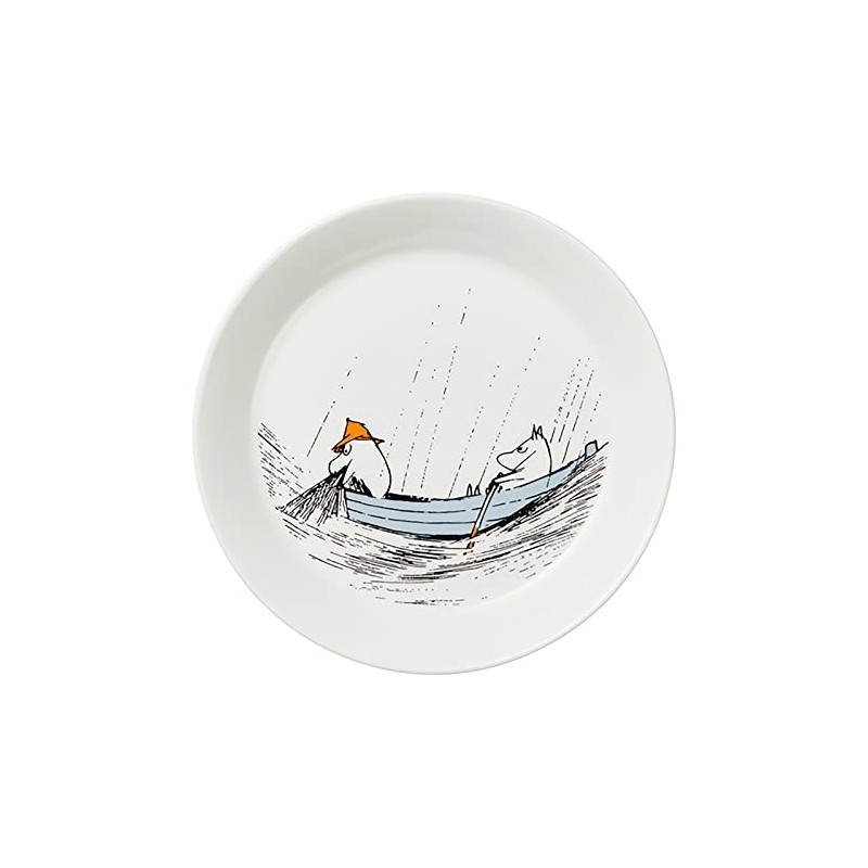 NEW Arabia Ceramic Moomin Plate TRUE TO ITS ORIGINS 19cm