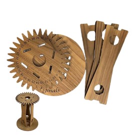 Wire Braiding Disk | Wood Elegant Bracelet Knitting Disk,Innovative Knitting Tools for User-Friendly Crafting, Braiding Supplies for Creative Projects