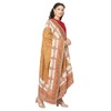 La Vastraa Woven Yellow Shawls and Wraps - Shawls and