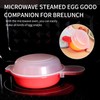 2pcs-Microwave Egg Cooker,Microwave Egg Maker,1 Minute Fast Egg Hamburg Omelet