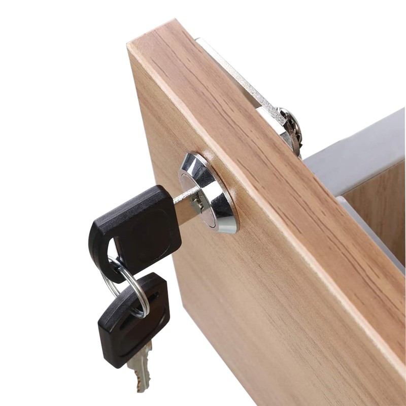 shinfly Cabinet Lock 25mm Comes with 5 Different Lock Plates,