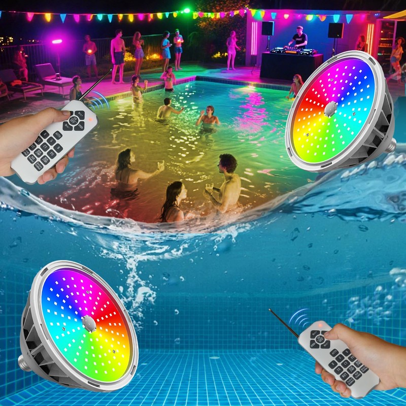 Aygrochy 2025 Upgraded 120V 90W LED Pool Light Bulb for