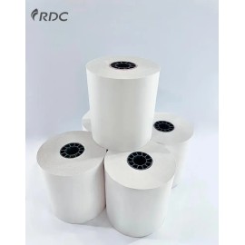 RDC 50 Rollos De Papel Térmico 80x70mm Negro Impresora 80mm