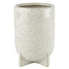47th & Main Ceramic Footed Planter Pot, 6" Tall, White