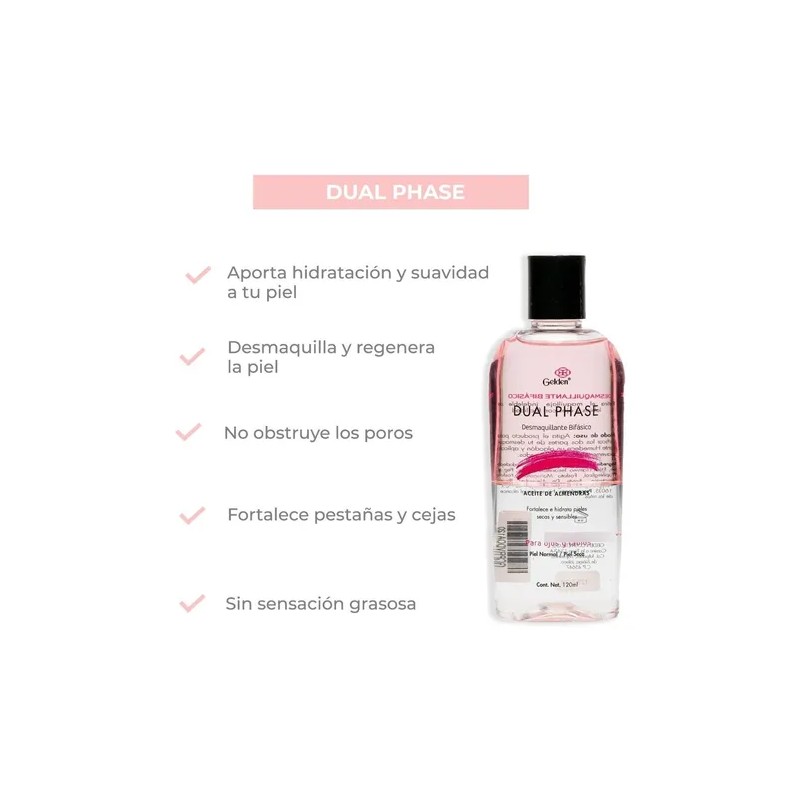 Desmaquillante Bifásico De Aceite De Almendra P/ojos-labios