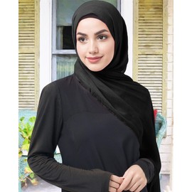 janisramone® Women's Premium Modal Hijab - Soft Cotton and Viscose Blend, Elegant and Versatile Head Scarf for Women, Perfect for Daily Wear, Prayer hijab, Suitable for All Occasions