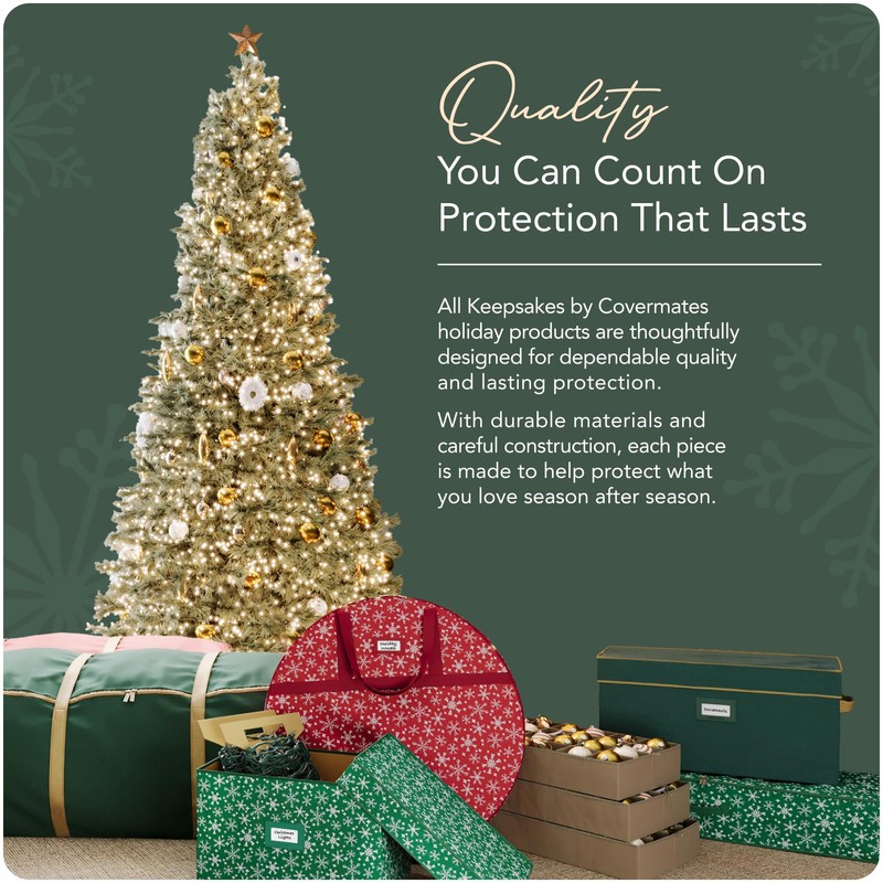 Covermates Keepsakes Light Storage Reels – 4-Pack Durable Light-Wrapping Reels