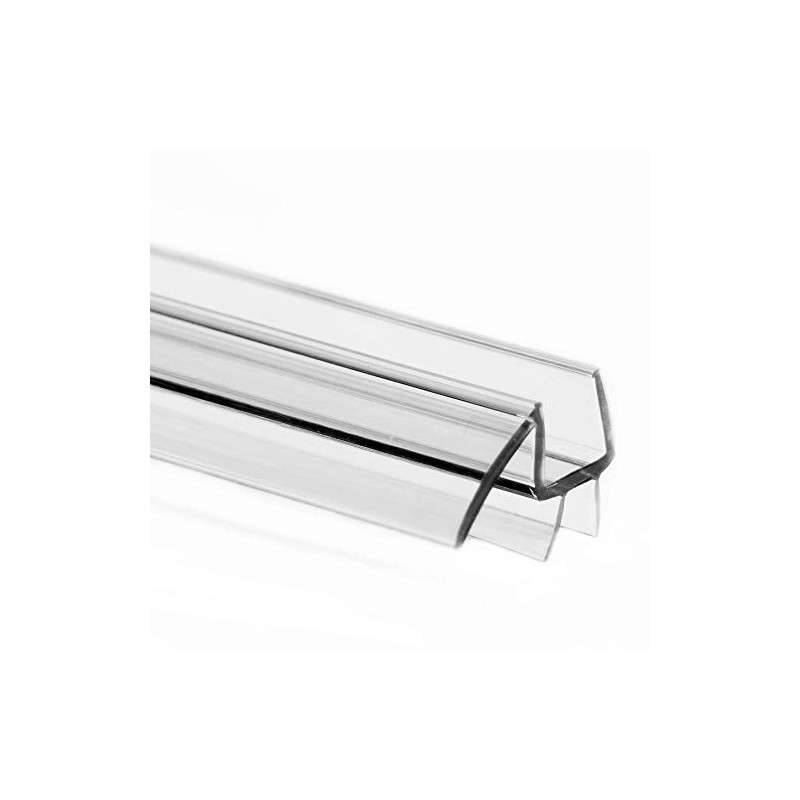 eatelle Shower Door Bottom Seal with Drip Rail for 1/2"