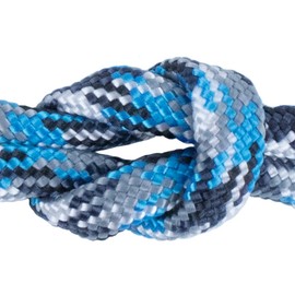 West Coast Paracord - Paracord Parachute Cord 7 Strand Type III 550 lb Break Strength Made by US Government Contractors, 550 Survival Cord, Made in USA (Glacier Camo, 50 Feet)