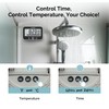 KADAMS Bathroom Shower Clock Waterproof Timer Countdown Kitchen Clock Timer