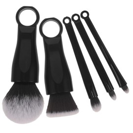 MERRYHAPY 5pcs Eco Makeup Brushes Set Blush Brush Foundation Applicator Double Ended Makeup Tools for Face