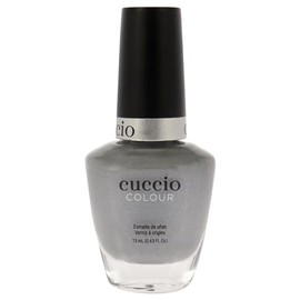 Cuccio Colour Nail Polish - Explorateur - Nail Lacquer for Manicures & Pedicures, Full Coverage - Quick Drying, Long Lasting, High Shine - Cruelty, Gluten, Formaldehyde & 10 Free - 0.43 oz, Gray, CCPL1236