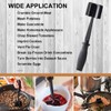 Meat Chopper, Ground Beef Masher with 5 Curve Blade, Non-Stick
