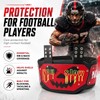 RoundFunny Football Rib Protector for Adult Mens Youth, Guard, Adjustable