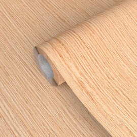 GSCIT Club Red Oak Wood Veneer, 12 inch x 50ft Wood Edge Banding Pre-glued Flexible, Veneer Tape Banding for Cabinet Repair Furniture Restoration