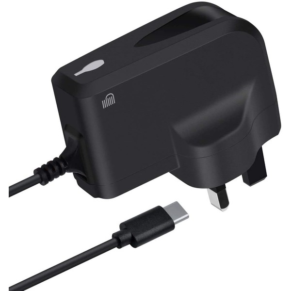 TECHNOPLAY® Ultra Fast 3 Pin UK Plug Wall Charger Type-C