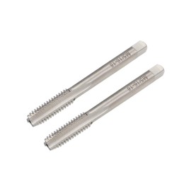 sourcing map Machine Tap 5/16-18 BSW Thread H2 High Speed Steel Screw Thread Taps Threading Tapping Tool 2pcs